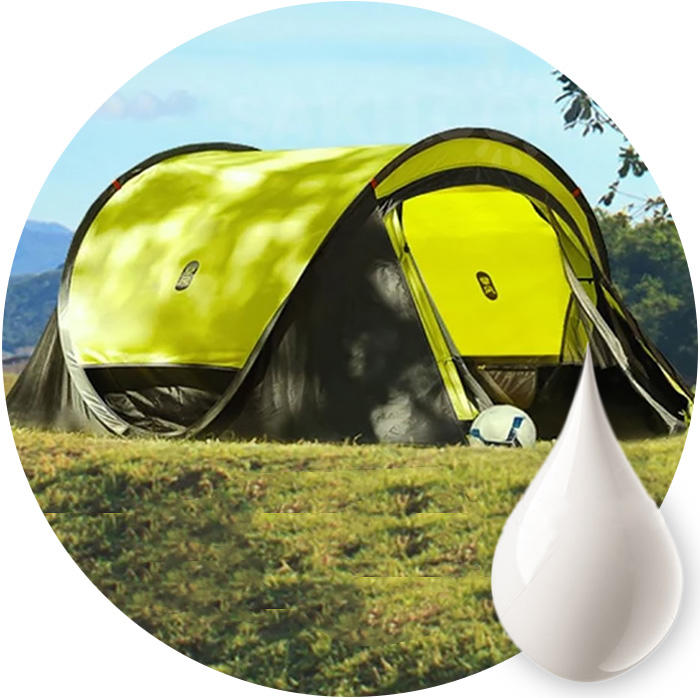 FRコーティングはテント全体に施されていますか、それとも特定の部分にのみ施されていますか？